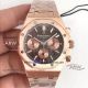 Perfect Replica  Audemars Piguet Royal Oak Collection - All Rose Gold Swiss 7750 Watch (9)_th.jpg